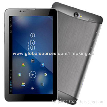 GSM Dual-SIM Card Pure Touch Screen Tablet PCs, Call Function, TV with G-sensor, Wi-Fi and Bluetooth